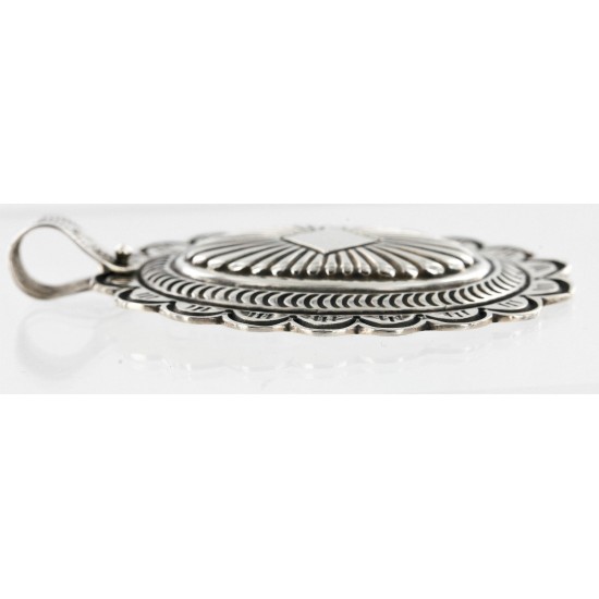 Large Collectable Handmade Certified Authentic Navajo .925 Sterling Silver Native American Pendant 15027 Pendants 371208514782 15027 (by LomaSiiva) Large Collectable Handmade Certified Authentic Navajo .925 Sterling Silver Native American Pendant 15027 Pendants 371208514782 15027 (by LomaSiiva)