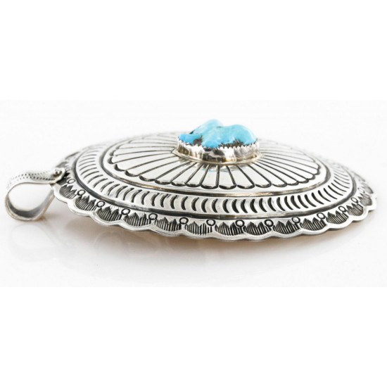 Large Collectable Handmade Certified Authentic Navajo .925 Sterling Silver Natural Turquoise Native American Bolo tie and Pendant 24112 Pendants 390996205768 24112 (by LomaSiiva) Large Collectable Handmade Certified Authentic Navajo .925 Sterling Silver Natural Turquoise Native American Bolo tie and Pendant 24112 Pendants 390996205768 24112 (by LomaSiiva)