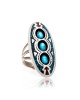 Arrow Shadow Box Natural Turquoise Chipped inlay Turquoise and Coral .925 Sterling Silver Certified Authentic Navajo Native American Handmade Ring 13204-6 All Products NB181009165427 13204-6 (by LomaSiiva) Arrow Shadow Box Natural Turquoise Chipped inlay Turquoise and Coral .925 Sterling Silver Certified Authentic Navajo Native American Handmade Ring 13204-6 All Products NB181009165427 13204-6 (by LomaSiiva)