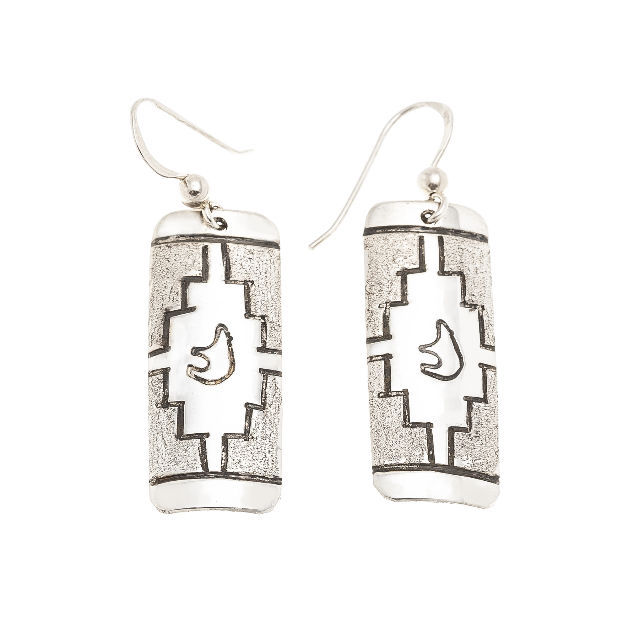 Bear .925 Sterling Silver Certified Authentic Handmade Navajo Native American Earrings 18312-2 All Products NB180612005743 18312-2 (by LomaSiiva) Bear .925 Sterling Silver Certified Authentic Handmade Navajo Native American Earrings 18312-2 All Products NB180612005743 18312-2 (by LomaSiiva)