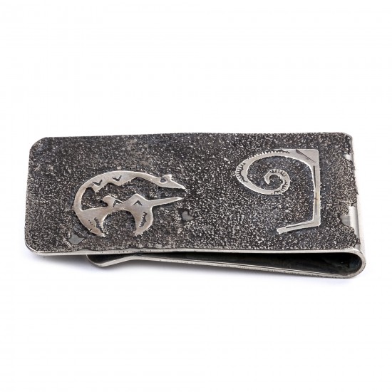 Bear .925 Sterling Silver Ray Begay Certified Authentic Handmade Navajo Native American Money Clip 13194-4 All Products NB180518225531 13194-4 (by LomaSiiva) Bear .925 Sterling Silver Ray Begay Certified Authentic Handmade Navajo Native American Money Clip 13194-4 All Products NB180518225531 13194-4 (by LomaSiiva)