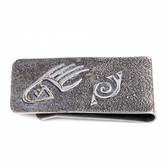 Bear Paw .925 Sterling Silver Ray Begay Certified Authentic Handmade Navajo Native American Money Clip 13194-10 All Products NB180518222409 13194-10 (by LomaSiiva) Bear Paw .925 Sterling Silver Ray Begay Certified Authentic Handmade Navajo Native American Money Clip 13194-10 All Products NB180518222409 13194-10 (by LomaSiiva)