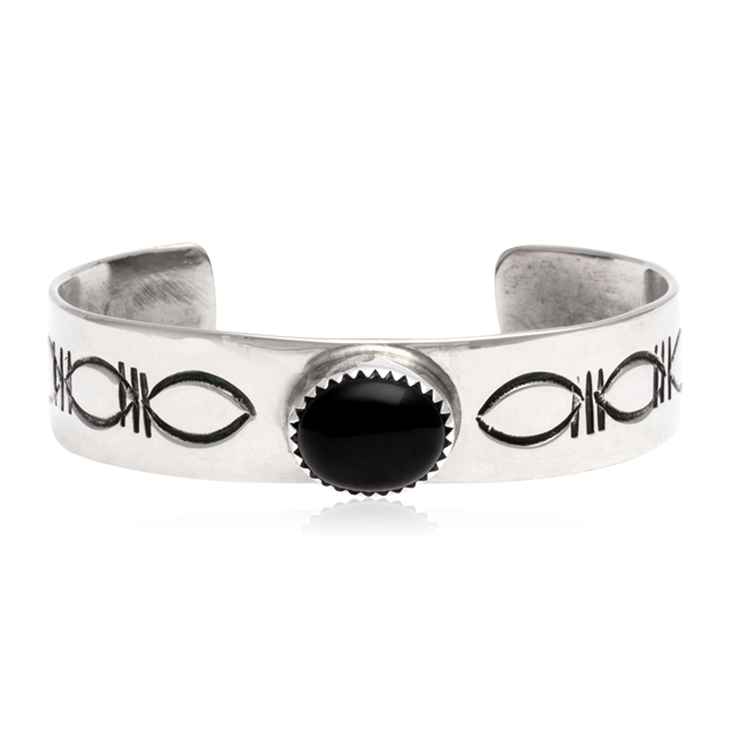 Black Onyx .925 Sterling Silver Certified Authentic Navajo Native American Handmade Baby Cuff Bracelet 12483-100 All Products NB160319214022 12483-100 (by LomaSiiva) Black Onyx .925 Sterling Silver Certified Authentic Navajo Native American Handmade Baby Cuff Bracelet 12483-100 All Products NB160319214022 12483-100 (by LomaSiiva)