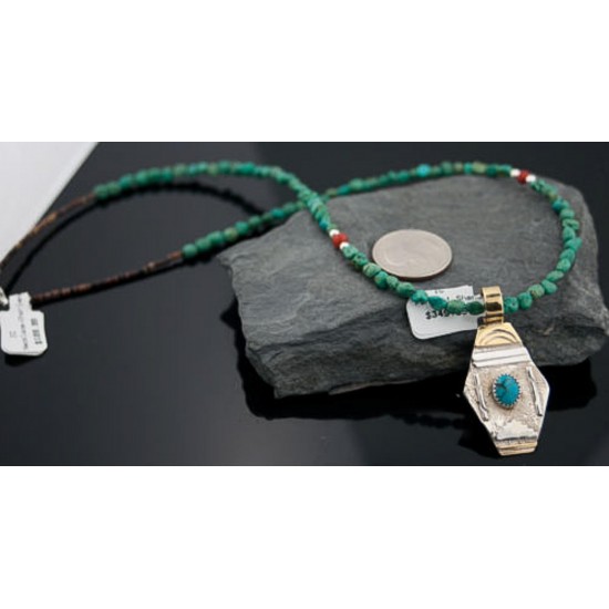 Certified Authentic 12kt Gold Filled .925 Sterling Silver Handmade Mountain Turquoise Native American Necklace 370876018093 All Products 370876018093 370876018093 (by LomaSiiva) Certified Authentic 12kt Gold Filled .925 Sterling Silver Handmade Mountain Turquoise Native American Necklace 370876018093 All Products 370876018093 370876018093 (by LomaSiiva)