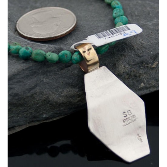 Certified Authentic 12kt Gold Filled .925 Sterling Silver Handmade Mountain Turquoise Native American Necklace 370876018093 All Products 370876018093 370876018093 (by LomaSiiva) Certified Authentic 12kt Gold Filled .925 Sterling Silver Handmade Mountain Turquoise Native American Necklace 370876018093 All Products 370876018093 370876018093 (by LomaSiiva)