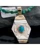 Certified Authentic 12kt Gold Filled .925 Sterling Silver Handmade Mountain Turquoise Native American Necklace 370876018093 All Products 370876018093 370876018093 (by LomaSiiva) Certified Authentic 12kt Gold Filled .925 Sterling Silver Handmade Mountain Turquoise Native American Necklace 370876018093 All Products 370876018093 370876018093 (by LomaSiiva)