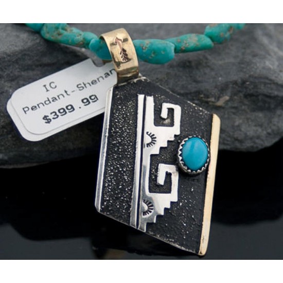 Certified Authentic 12kt Gold Filled and .925 Sterling Silver Handmade Mountain Turquoise Native American Necklace 370875789956 All Products 370875789956 370875789956 (by LomaSiiva) Certified Authentic 12kt Gold Filled and .925 Sterling Silver Handmade Mountain Turquoise Native American Necklace 370875789956 All Products 370875789956 370875789956 (by LomaSiiva)