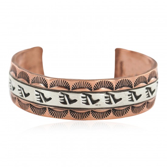 Certified Authentic .925 Sterling Silver Bear Paw Handmade Navajo Native American Pure Copper Bracelet 13170-3 All Products NB160428215056 13170-3 (by LomaSiiva) Certified Authentic .925 Sterling Silver Bear Paw Handmade Navajo Native American Pure Copper Bracelet 13170-3 All Products NB160428215056 13170-3 (by LomaSiiva)