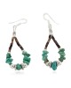 Certified Authentic .925 Sterling Silver Hooks Natural Turquoise Heishi Hoop Native American Dangle Earrings 18263-12 All Products NB160413212645 18263-12 (by LomaSiiva) Certified Authentic .925 Sterling Silver Hooks Natural Turquoise Heishi Hoop Native American Dangle Earrings 18263-12 All Products NB160413212645 18263-12 (by LomaSiiva)