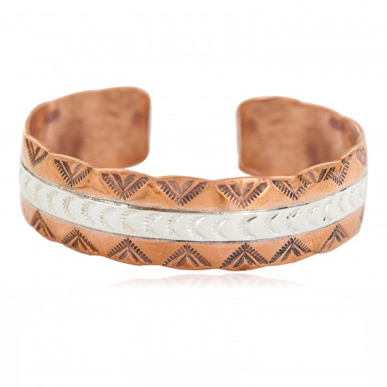 Certified Authentic .925 Sterling Silver Mountain Feather Navajo Handmade Native American Pure Copper Bracelet 24497-3 All Products NB160423214142 24497-3 (by LomaSiiva) Certified Authentic .925 Sterling Silver Mountain Feather Navajo Handmade Native American Pure Copper Bracelet 24497-3 All Products NB160423214142 24497-3 (by LomaSiiva)