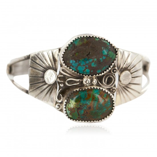 Certified Authentic .925 Sterling Silver Navajo Handmade Natural Spiderweb Turquoise Native American Bracelet 1305 All Products NB160602215348 1305 (by LomaSiiva) Certified Authentic .925 Sterling Silver Navajo Handmade Natural Spiderweb Turquoise Native American Bracelet 1305 All Products NB160602215348 1305 (by LomaSiiva)