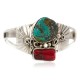 Certified Authentic .925 Sterling Silver Navajo Handmade Natural Turquoise Coral Native American Bracelet 1306 All Products NB160602214415 1306 (by LomaSiiva) Certified Authentic .925 Sterling Silver Navajo Handmade Natural Turquoise Coral Native American Bracelet 1306 All Products NB160602214415 1306 (by LomaSiiva)