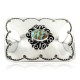 Certified Authentic Flower Navajo Nickel Natural Turquoise Native American Buckle 1204-2 All Products 391265105813 1204-2 (by LomaSiiva) Certified Authentic Flower Navajo Nickel Natural Turquoise Native American Buckle 1204-2 All Products 391265105813 1204-2 (by LomaSiiva)