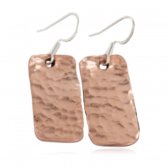 Certified Authentic Hammered Handmade Navajo Native American Pure Copper Dangle Earrings 18246 All Products NB160406083832 18246 (by LomaSiiva) Certified Authentic Hammered Handmade Navajo Native American Pure Copper Dangle Earrings 18246 All Products NB160406083832 18246 (by LomaSiiva)