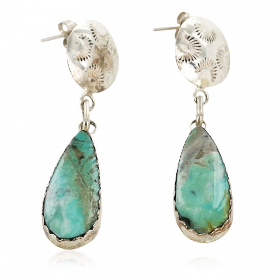 Certified Authentic Handmade Navajo .925 Sterling Silver Dangle Native American Earrings Natural Turquoise 18087-1-2 All Products 18087-1-2 18087-1-2 (by LomaSiiva) Certified Authentic Handmade Navajo .925 Sterling Silver Dangle Native American Earrings Natural Turquoise 18087-1-2 All Products 18087-1-2 18087-1-2 (by LomaSiiva)