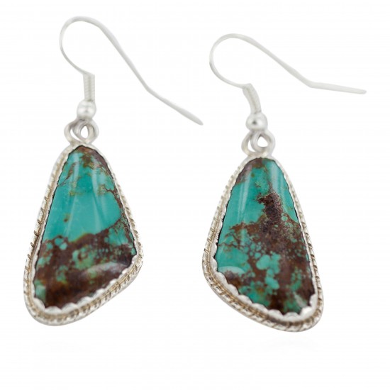 Certified Authentic Handmade Navajo .925 Sterling Silver Natural Mountain Turquoise Dangle Native American Earrings 97008-1 All Products NB160219232318 97008-1 (by LomaSiiva) Certified Authentic Handmade Navajo .925 Sterling Silver Natural Mountain Turquoise Dangle Native American Earrings 97008-1 All Products NB160219232318 97008-1 (by LomaSiiva)