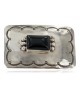 Certified Authentic Handmade Navajo Nickel Natural Black Onyx Native American Buckle 1219-2 All Products NB160406090958 1219-2 (by LomaSiiva) Certified Authentic Handmade Navajo Nickel Natural Black Onyx Native American Buckle 1219-2 All Products NB160406090958 1219-2 (by LomaSiiva)