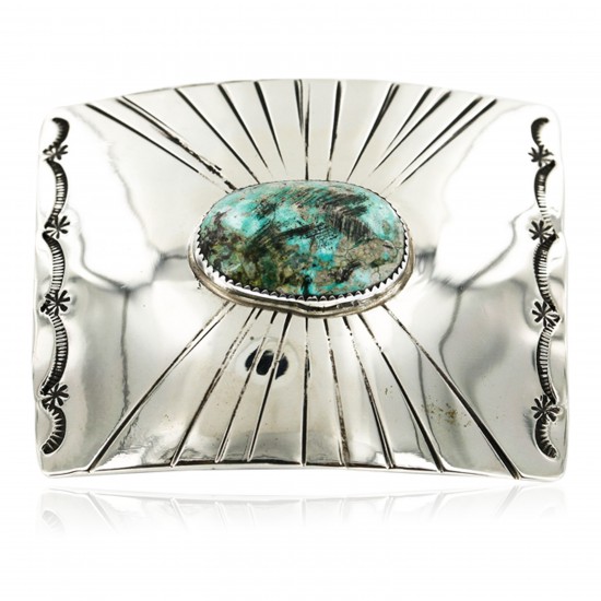 Certified Authentic Handmade Navajo Nickel Natural Turquoise Native American Buckle 1198 All Products 391265104511 1198 (by LomaSiiva) Certified Authentic Handmade Navajo Nickel Natural Turquoise Native American Buckle 1198 All Products 391265104511 1198 (by LomaSiiva)