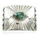 Certified Authentic Handmade Navajo Nickel Natural Turquoise Native American Buckle 1198 All Products 391265104511 1198 (by LomaSiiva) Certified Authentic Handmade Navajo Nickel Natural Turquoise Native American Buckle 1198 All Products 391265104511 1198 (by LomaSiiva)