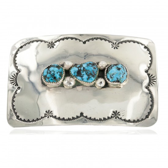 Certified Authentic Handmade Navajo Nickel Natural Turquoise Native American Buckle 1212 All Products NB160207073657 1212 (by LomaSiiva) Certified Authentic Handmade Navajo Nickel Natural Turquoise Native American Buckle 1212 All Products NB160207073657 1212 (by LomaSiiva)