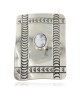 Certified Authentic Handmade Navajo Nickel White Howlite Native American Buckle 12960 All Products NB160130175852 12960 (by LomaSiiva) Certified Authentic Handmade Navajo Nickel White Howlite Native American Buckle 12960 All Products NB160130175852 12960 (by LomaSiiva)