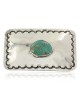 Certified Authentic Handmade Nickel Navajo Natural Turquoise Native American Buckle 1207-11 All Products NB151215041922 1207-11 (by LomaSiiva) Certified Authentic Handmade Nickel Navajo Natural Turquoise Native American Buckle 1207-11 All Products NB151215041922 1207-11 (by LomaSiiva)