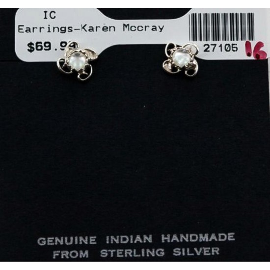Certified Authentic Navajo .925 Sterling Silver Mother of Pearl Stud Native American Earrings 390918540674 All Products 27105-16 390918540674 (by LomaSiiva) Certified Authentic Navajo .925 Sterling Silver Mother of Pearl Stud Native American Earrings 390918540674 All Products 27105-16 390918540674 (by LomaSiiva)