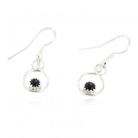 Certified Authentic Navajo .925 Sterling Silver Natural Black Onyx Dangle Native American Earrings 27226-6 All Products NB160229225532 27226-6 (by LomaSiiva) Certified Authentic Navajo .925 Sterling Silver Natural Black Onyx Dangle Native American Earrings 27226-6 All Products NB160229225532 27226-6 (by LomaSiiva)