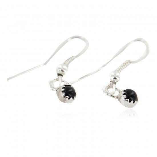 Certified Authentic Navajo .925 Sterling Silver Natural Black Onyx Native American Dangle Earrings 27233-7 All Products NB160506180319 27233-7 (by LomaSiiva) Certified Authentic Navajo .925 Sterling Silver Natural Black Onyx Native American Dangle Earrings 27233-7 All Products NB160506180319 27233-7 (by LomaSiiva)