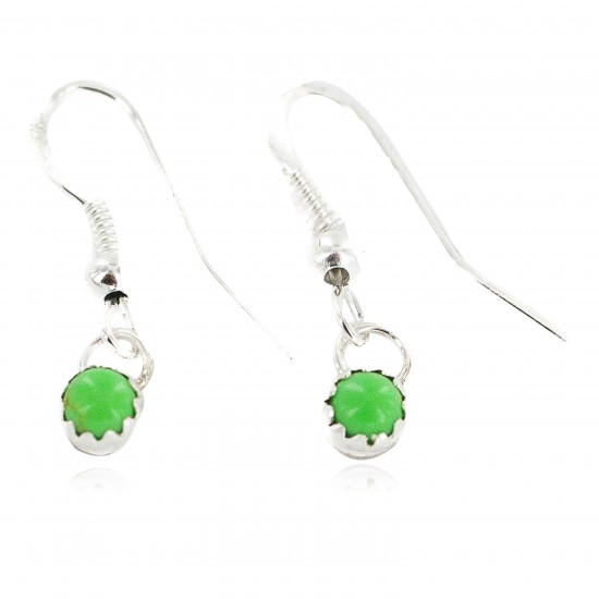 Certified Authentic Navajo .925 Sterling Silver Natural Gaspeite Native American Dangle Earrings 27233-3 All Products NB160506182350 27233-3 (by LomaSiiva) Certified Authentic Navajo .925 Sterling Silver Natural Gaspeite Native American Dangle Earrings 27233-3 All Products NB160506182350 27233-3 (by LomaSiiva)