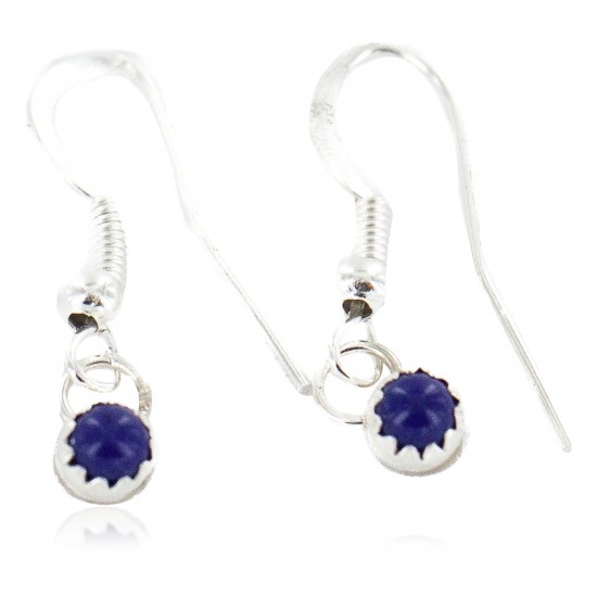Certified Authentic Navajo .925 Sterling Silver Natural Lapis Native American Dangle Earrings 27233-6 All Products NB160506181759 27233-6 (by LomaSiiva) Certified Authentic Navajo .925 Sterling Silver Natural Lapis Native American Dangle Earrings 27233-6 All Products NB160506181759 27233-6 (by LomaSiiva)