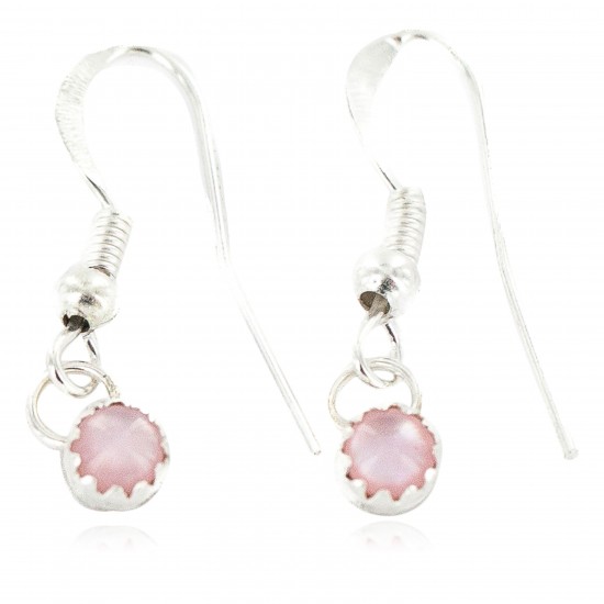 Certified Authentic Navajo .925 Sterling Silver Natural Pink Mother of Pearl Native American Dangle Earrings 27233-1 All Products NB160506181421 27233-1 (by LomaSiiva) Certified Authentic Navajo .925 Sterling Silver Natural Pink Mother of Pearl Native American Dangle Earrings 27233-1 All Products NB160506181421 27233-1 (by LomaSiiva)