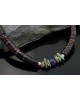 Certified Authentic Navajo .925 Sterling Silver Natural Turquoise Amethyst Graduated Heishi Native American Necklace 370840033797 All Products 15273-15 370840033797 (by LomaSiiva) Certified Authentic Navajo .925 Sterling Silver Natural Turquoise Amethyst Graduated Heishi Native American Necklace 370840033797 All Products 15273-15 370840033797 (by LomaSiiva)