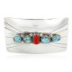 Certified Authentic Navajo .925 Sterling Silver Natural Turquoise and Coral Native American Buckle 1195 All Products 390989979861 1195 (by LomaSiiva) Certified Authentic Navajo .925 Sterling Silver Natural Turquoise and Coral Native American Buckle 1195 All Products 390989979861 1195 (by LomaSiiva)
