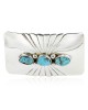 Certified Authentic Navajo .925 Sterling Silver Natural Turquoise Native American Buckle 1194-2 All Products 390989977241 1194-2 (by LomaSiiva) Certified Authentic Navajo .925 Sterling Silver Natural Turquoise Native American Buckle 1194-2 All Products 390989977241 1194-2 (by LomaSiiva)