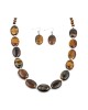 Certified Authentic Navajo Native American Natural Tigers Eye Necklace Earrings Set 24547-18331 Sets NB180602235911 24547-18331 (by LomaSiiva) Certified Authentic Navajo Native American Natural Tigers Eye Necklace Earrings Set 24547-18331 Sets NB180602235911 24547-18331 (by LomaSiiva)
