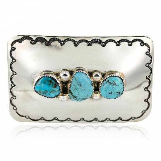 Certified Authentic Navajo Nickel Turquoise Native American Buckle 1193 All Products 371217486046 1193 (by LomaSiiva) Certified Authentic Navajo Nickel Turquoise Native American Buckle 1193 All Products 371217486046 1193 (by LomaSiiva)