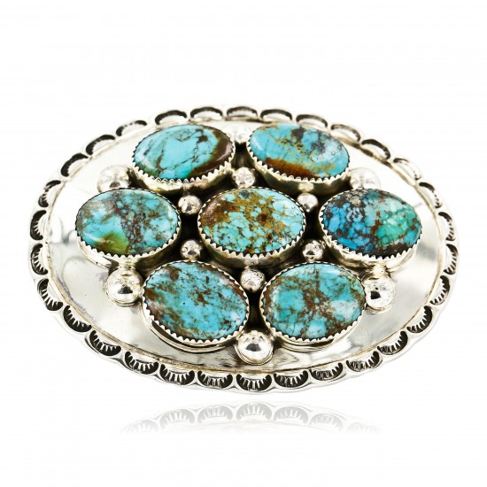 Certified Authentic Nuggets Navajo .925 Sterling Silver Natural Turquoise Native American Buckle 10527-2 All Products 371442898209 10527-2 (by LomaSiiva) Certified Authentic Nuggets Navajo .925 Sterling Silver Natural Turquoise Native American Buckle 10527-2 All Products 371442898209 10527-2 (by LomaSiiva)