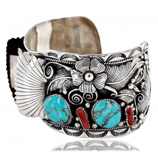 Collectable Handmade Certified Authentic Navajo .925 Sterling Silver Coral Turquoise Signed Native American Watch Cuff Bracelet 390822858662 All Products 390822858662 390822858662 (by LomaSiiva) Collectable Handmade Certified Authentic Navajo .925 Sterling Silver Coral Turquoise Signed Native American Watch Cuff Bracelet 390822858662 All Products 390822858662 390822858662 (by LomaSiiva)