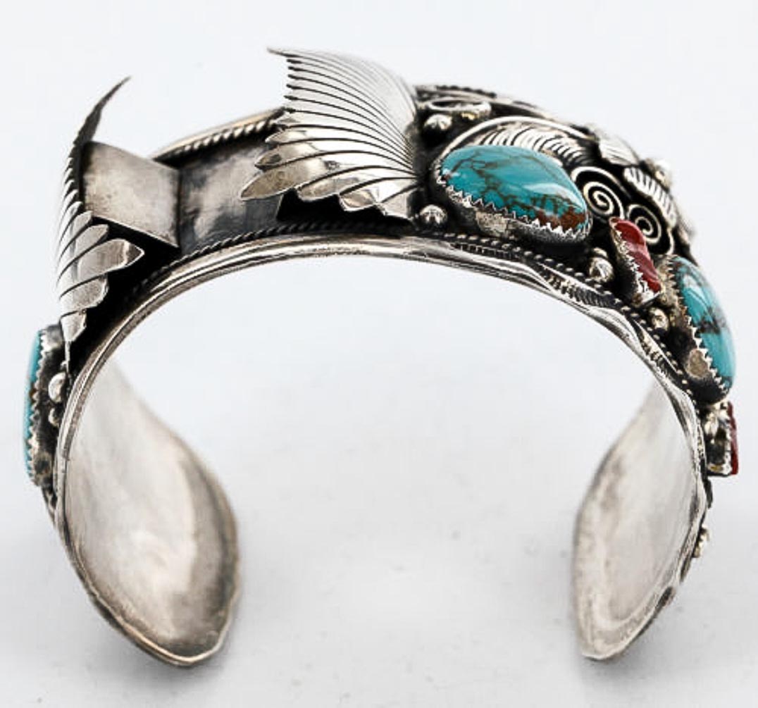 Collectable Handmade Certified Authentic Navajo .925 Sterling Silver Coral Turquoise Signed Native American Watch Cuff Bracelet 390822858662 All Products 390822858662 390822858662 (by LomaSiiva) Collectable Handmade Certified Authentic Navajo .925 Sterling Silver Coral Turquoise Signed Native American Watch Cuff Bracelet 390822858662 All Products 390822858662 390822858662 (by LomaSiiva)