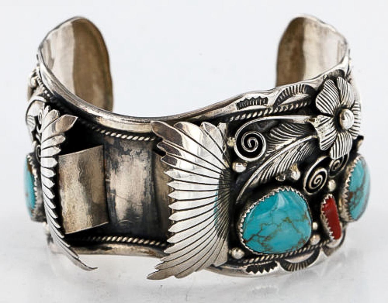 Collectable Handmade Certified Authentic Navajo .925 Sterling Silver Coral Turquoise Signed Native American Watch Cuff Bracelet 390822858662 All Products 390822858662 390822858662 (by LomaSiiva) Collectable Handmade Certified Authentic Navajo .925 Sterling Silver Coral Turquoise Signed Native American Watch Cuff Bracelet 390822858662 All Products 390822858662 390822858662 (by LomaSiiva)