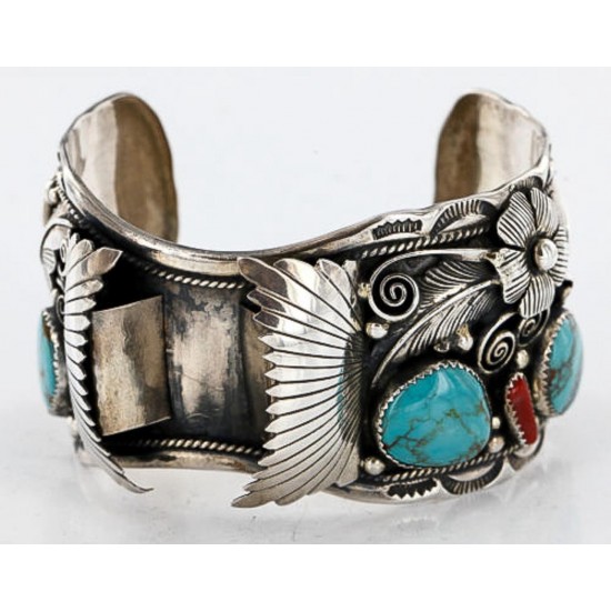 Collectable Handmade Certified Authentic Navajo .925 Sterling Silver Coral Turquoise Signed Native American Watch Cuff Bracelet 390822858662 All Products 390822858662 390822858662 (by LomaSiiva) Collectable Handmade Certified Authentic Navajo .925 Sterling Silver Coral Turquoise Signed Native American Watch Cuff Bracelet 390822858662 All Products 390822858662 390822858662 (by LomaSiiva)