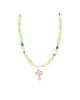 Cross .925 Sterling Silver Certified Authentic Navajo White Howlite Gaspeite Native American Necklace 750237-9 All Products NB160520193632 750237-9 (by LomaSiiva) Cross .925 Sterling Silver Certified Authentic Navajo White Howlite Gaspeite Native American Necklace 750237-9 All Products NB160520193632 750237-9 (by LomaSiiva)