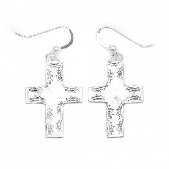Cross Sun .925 Starling Silver Certified Authentic Handmade Navajo Native American Earrings 27264 All Products NB180607034133 27264 (by LomaSiiva) Cross Sun .925 Starling Silver Certified Authentic Handmade Navajo Native American Earrings 27264 All Products NB180607034133 27264 (by LomaSiiva)