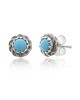 Delicate .925 Sterling Silver Certified Authentic Handmade Navajo Native American Natural Turquoise Stud Earrings 27228 All Products NB160303234932 27228 (by LomaSiiva) Delicate .925 Sterling Silver Certified Authentic Handmade Navajo Native American Natural Turquoise Stud Earrings 27228 All Products NB160303234932 27228 (by LomaSiiva)