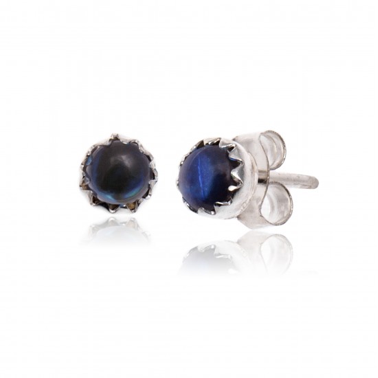 Delicate Blue Pearl Opal .925 Sterling Silver Certified Authentic Navajo Native American Handmade Stud Earrings 27104-141 All Products NB27104-142 27104-141 (by LomaSiiva) Delicate Blue Pearl Opal .925 Sterling Silver Certified Authentic Navajo Native American Handmade Stud Earrings 27104-141 All Products NB27104-142 27104-141 (by LomaSiiva)
