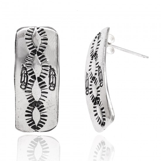 Feather Nickel Certified Authentic Navajo Native American Handmade Stud Earrings 27259-7 All Products NB180607034150 27259-7 (by LomaSiiva) Feather Nickel Certified Authentic Navajo Native American Handmade Stud Earrings 27259-7 All Products NB180607034150 27259-7 (by LomaSiiva)