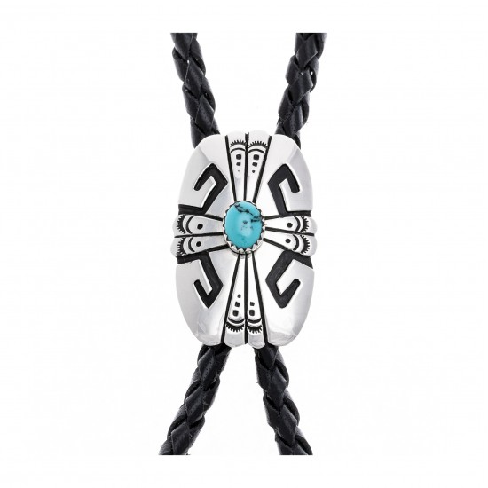 Feather Sun .923 Sterling Silver Certified Authentic Handmade Navajo Native American Natural Turquoise Bolo Tie 24535 All Products NB180620190515 24535 (by LomaSiiva) Feather Sun .923 Sterling Silver Certified Authentic Handmade Navajo Native American Natural Turquoise Bolo Tie 24535 All Products NB180620190515 24535 (by LomaSiiva)