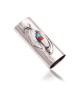 Flower Nickel .925 Sterling Silver Certified Authentic Handmade Navajo Native American Inlaid Natural Turquoise Mother of Pearl Black Onyx Coral Lighter Case 18122 Lighter Cases NB151216230320 18122 (by LomaSiiva) Flower Nickel .925 Sterling Silver Certified Authentic Handmade Navajo Native American Inlaid Natural Turquoise Mother of Pearl Black Onyx Coral Lighter Case 18122 Lighter Cases NB151216230320 18122 (by LomaSiiva)