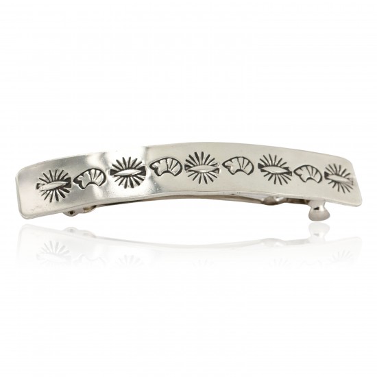 Handmade Bear Certified Authentic Navajo Nickel Native American Hair Barrette 10343-2 All Products NB160129003429 10343-2 (by LomaSiiva) Handmade Bear Certified Authentic Navajo Nickel Native American Hair Barrette 10343-2 All Products NB160129003429 10343-2 (by LomaSiiva)